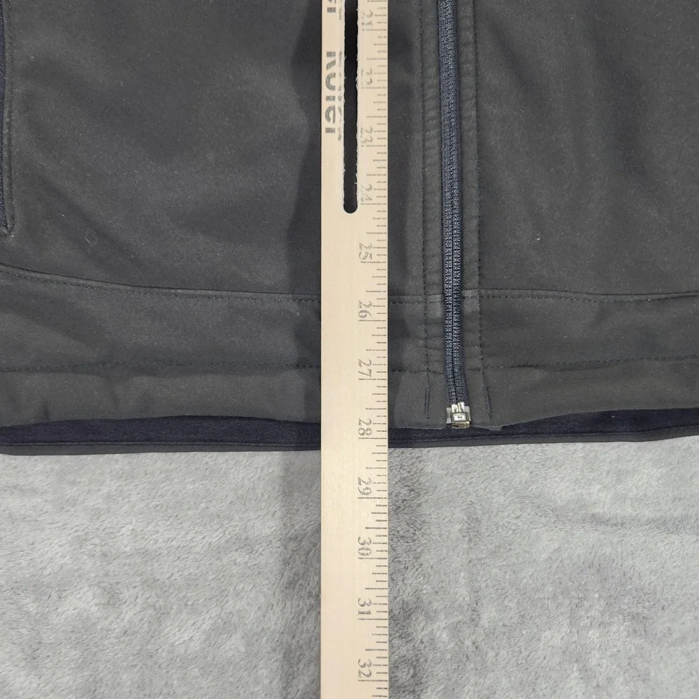North Face Vest Mens XL Black Softshell Full Zip Windbreaker Pockets Outdoor